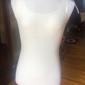 Cream Sleeveless Shapewear Top